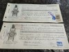 Lot Cambie, Bilet la Ordin, 1938,Timbru Sec, semnat, Nicolae Ionescu Cristea,rar