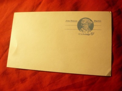 Carte Postala SUA cu marca fixa 6C J.Hanson Patriot foto