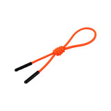 Tragator elastic pentru fermoar Crisalida, lungime 90 mm, Portocaliu neon