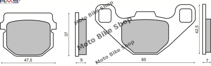 MBS Placute frana Keeway 50-125/ Peugeot Buxy RS /Elyseo /Speedfight LC MCB519, Cod Produs: 225100040RM MBS Placute frana Keeway 50-125/ Peugeot Buxy RS /Elyseo /Speedfight LC MCB519, Cod Produs: 225100040RM