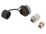 Soclu RJ45 Cat 5e Ecranat IP67 8p8c