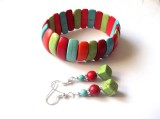 set cu howlite colorate 44262