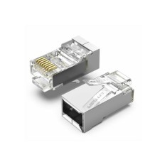 Mufa RJ-45 FTP Vention, Cat. 5e, 50 buc per set, transparent, &amp;quot;IDAR0-50&amp;quot; - 6922794744127 foto