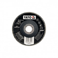 Disc lamelar pentru șlefuit de 125 mm cu P80 Yato YT-83294