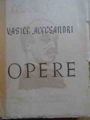 Opere Alese Vol.1 Poezii - Vasile Alecsandri ,529364 foto