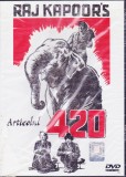 DVD Film indian: Articolul 420 ( cu Raj Kapoor ; SIGILAT - vezi descriere)