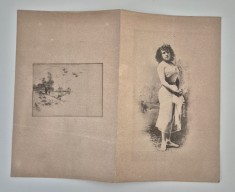 Carte veche 1895 Pliant Opera Monte Carlo