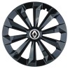 Set 4 capace roti Fame negru R15 pentru gama auto Renault, Autohelix MSA