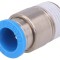 Racord push-in filetat R 3/8 0,95-6 bar