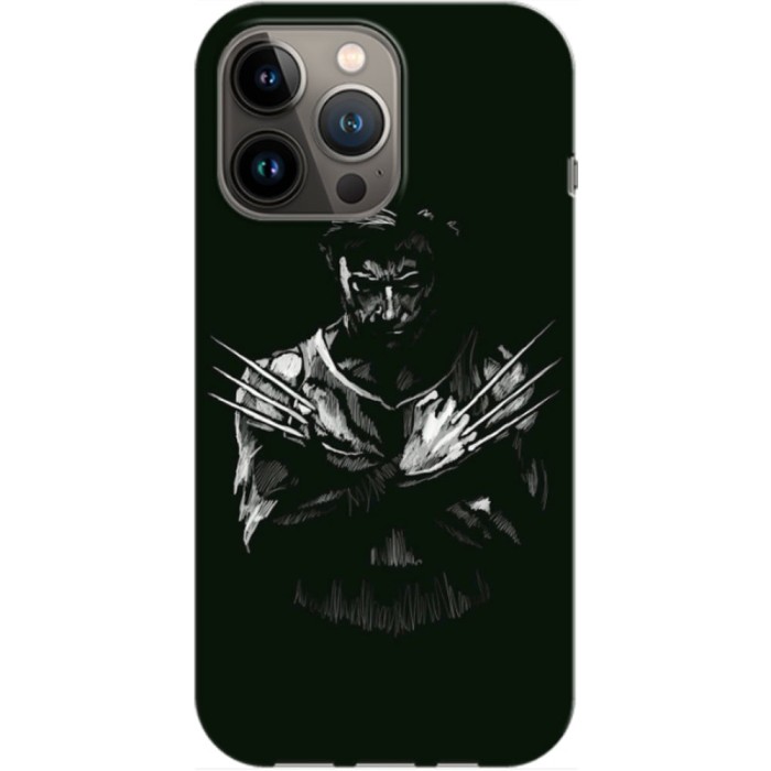 Husa compatibila cu Apple iPhone 14 Pro Max model Wolverine, Silicon, TPU, Viceversa