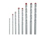 Set 8 burghie pentru piatra HSS 3.0-10.0mm, GEKO G40092