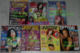 Revista reviste Tattoo,modele tatuaje pret pe cele doua poze