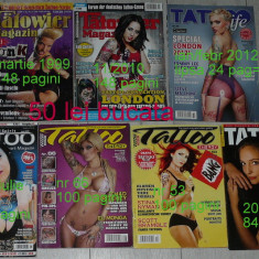 Revista reviste Tattoo,modele tatuaje pret pe cele doua poze