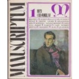 Manuscriptum 1/1973 (10) Anul IV