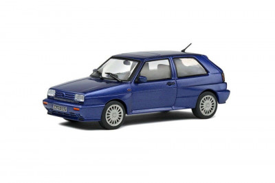 Macheta auto Volkswagen Golf 2 G60 Rally Blue 1989, 1:43 Solido foto