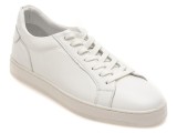 Cumpara ieftin Pantofi sport BITE THE BULLET albi, HRZ09, din piele naturala