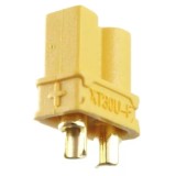 Mufa alimentare DC XT30 mama 2 pini cu lipire pe cablu 15A 500V AMASS XT30U-F