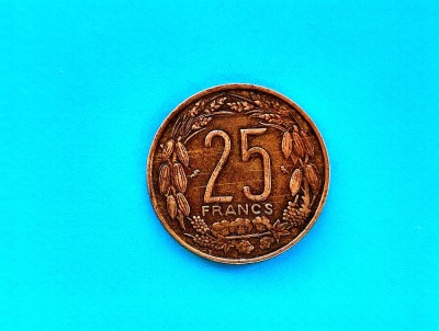25 Francs 1962 Camerun-XF-RARA! foto