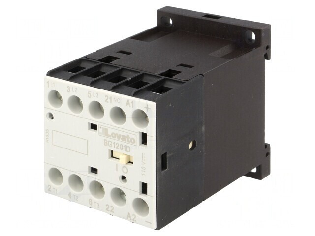 Contactor 3P 110VDC 12A