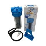 Filtru Roval de Apa 10 X 1" cu 1 Cartus Filtrant Carbune Activ