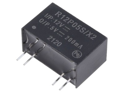 Convertor DC/DC 1W 12V la 5V foto