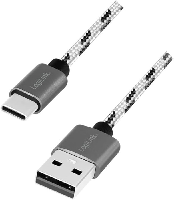 CABLU alimentare si date LOGILINK, pt. smartphone, USB 2.0 (T) la USB 2.0 Type-C (T), set de 3 cabluri: 0.5/1/2m, premium, cablu cu impletire din nylo