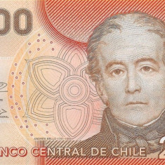 CHILE █ bancnota █ 20000 Pesos █ 2009 █ P-165a █ UNC █ necirculata