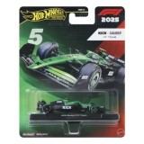 HOT WHEELS PREMIUM REAL RIDERS FORMULA 1 2024 MASINUTA METALICA KICK SAUBER F1 TEAM NUMARUL 5 SCARA 1 LA 64