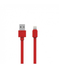 Cablu alimentare sincronizare de date USB - Lightning 1.5m rosu Allocacoc foto