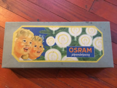 vintage instalatie de sarbatori pentru brad in cutie originala marca Osram ! foto