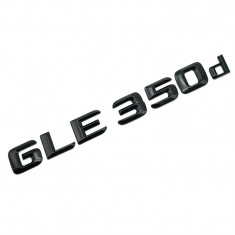 Emblema GLE 350d Negru, pentru spate portbagaj Mercedes