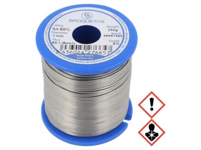 S&amp;acirc;rmă de Lipit cu Plumb Sn60Pb40 1mm 0,25kg foto