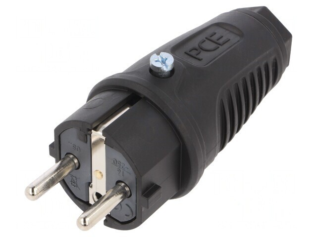 Conector Alimentare AC Mufă 2P PE 250V 16A Cablaj