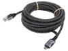 Cablu USB C la RJ45 5m Negru/Gri, Goobay