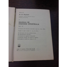 MANUAL DE INGINERIE INDUSTRIALA - H.B. MAYNARD VOL.4