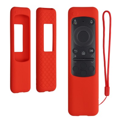 Husa Telecomanda Kwmobile pentru Samsung BN59-01432A/BN59-01432J/TM2360e, Rosu, Silicon, KWM000024XR003C foto