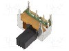Intrerupator glisant, 2 pozitii, SPDT, ON-ON, E-SWITCH - EG1224