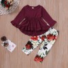 Compleu cu bluzita pentru fetite (Marime Disponibila: 6-9 luni (Marimea 19