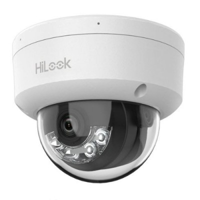 Camera IP Hikvision HiLook IPC-D140HA-LU, 4MP, 2.8mm, iluminare duala 30m, microfon, PoE, IP67 SafetyGuard Surveillance foto