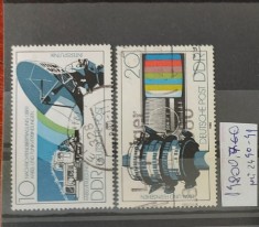 TS21 - Timbre serie DDR 1980 Mi249-91 Cosmos