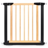 Poarta de siguranta Homelux 74&ndash;80 cm pentru scari si usi, metal &amp; lemn
