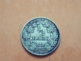 #83 1/2 Mark 1913 D Germania argint / 1/2 marca, Europa