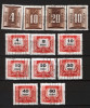 UNGARIA 1951/58 - CIFRE, TIMBRE STAMPILATE, F131, Stampilat