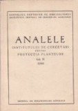 Analele institutului de cercetari pentru protectia plantelor, Volumul al IV-lea 1966