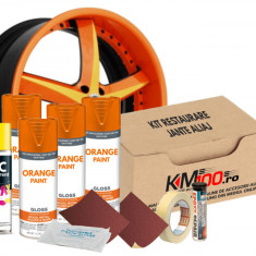 Kit reparatie jante, culoare ORANGE (V4) - Cod RAL: 2004