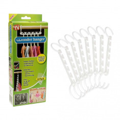 Umerase Magic organizatoare haine, economisire 50% spatiu, Wonder hanger, alb