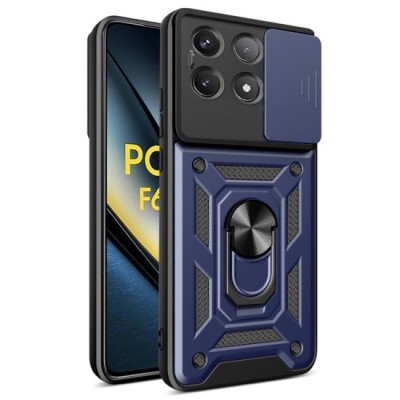 Husa pentru Xiaomi Poco F6 Pro - Techsuit CamShield Series - Blue foto