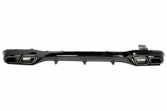 Difuzor Bara Spate cu Ornamente Toba Negre Mercedes E-Class W213 Sport Line (2016-2019) E63 Design Performance AutoTuning