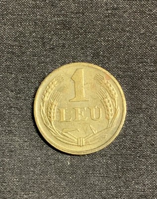 Moneda 1 leu 1947 foto