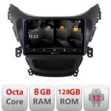 Navigatie Hyundai Elantra 2011-2013 Android 8+128GB 2K QLED DSP 4G